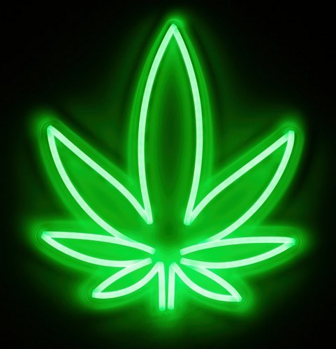 Enseigne dans le noir